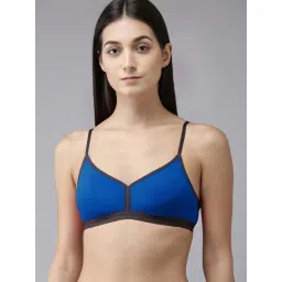 AROUSY Blue Cotton Everyday Bra-picture-40