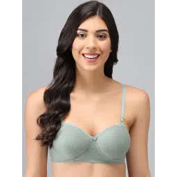 AROUSY Green Cotton T-Shirt Bra-picture-46
