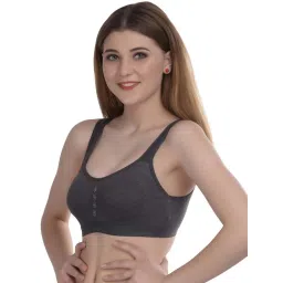 AROUSY Orange & Grey Cotton Beginner's Bras - Pack Of 2 image 3