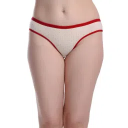 AROUSY White & Red Cotton Printed Bikini Panty-picture-19