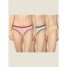 AROUSY White Polka Dots Hipster Panties - Pack Of 3-picture-31