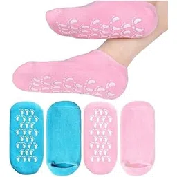 ARPK Moisturizing Socks Spa Quality Gel, Repair Dry Cracked Skins For Foot, Pain Relief Socks Women, Leg Crack Socks, Eliminate Cracks (SPA GEL SOCKS MULTI COLOR)-picture-37