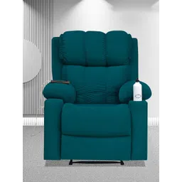ARRA Green Velvet Manual 1 Seater Recliner-picture-51
