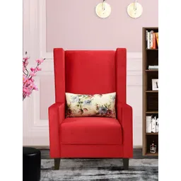 ARRA Red Single Seater Lounge Chair-picture-46