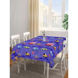 Arrabi Kids Blue & Red Cartoon Printed 6-Seater Table Cover-picture-20
