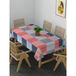 Arrabi Pink & Blue Geometric Printed 8-Seater Table Cover-image-28