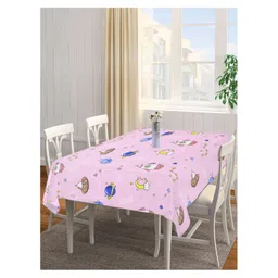Arrabi Pink Cartoon Cotton Blend 6 SEATER Table Cover ARTC-1396-Pink-image-29