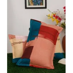 arrabi Set of 2 Geometric Print Pillow Covers 27" x 17"-picture-21