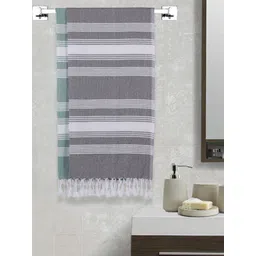 Arrabi Set Of 2 Striped 210 GSM Cotton Bath Towels-picture-27