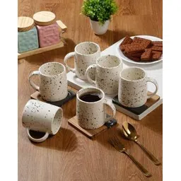 arrabi Set of 6 Speckle Ceramic Matte Mugs-picture-53