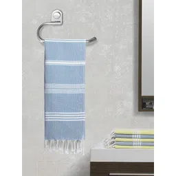 Arrabi Set Of 6 Striped Cotton 210 GSM Hand Towels-picture-10
