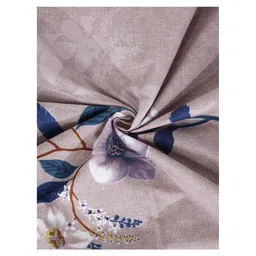 Arrabi Single Bed Cotton Bedsheet and Pillow Cover  Brown image 4