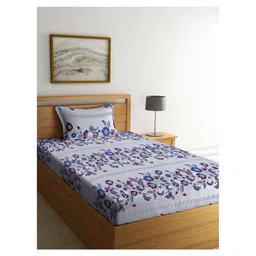Arrabi Single Bed Cotton Bedsheet and Pillow Cover  Multicolour-picture-25