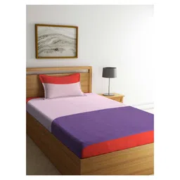 Arrabi Single Bed Cotton Bedsheet and Pillow Cover  Multicolour-picture-35