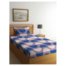 Arrabi Single Bed Cotton Bedsheet and Pillow Cover  Multicolour-picture-37