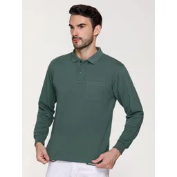 ARRAY Men Polo Collar Pockets T-shirt with Mask-picture-31