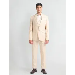 Arrow Beige Regular Fit Three Piece Suit-picture-17