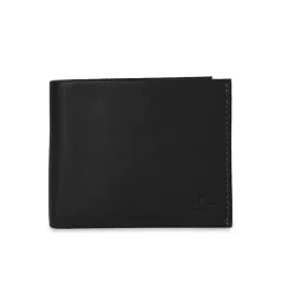 Arrow Black Bi-Fold Solid Leather Wallet-picture-20