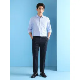 Arrow Blue Chequered Slim Fit Shirt-picture-23