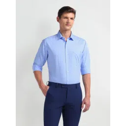 Arrow Blue Cotton Regular Fit Shirt-picture-20