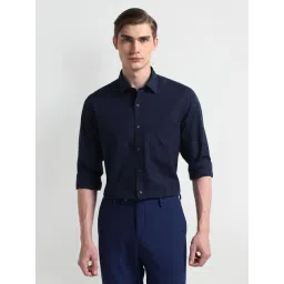Arrow Blue Cotton Regular Fit Shirt-picture-15