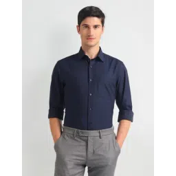 Arrow Blue Cotton Regular Fit Shirt-picture-38