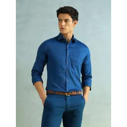 Arrow Blue Cotton Slim Fit Shirt-picture-43