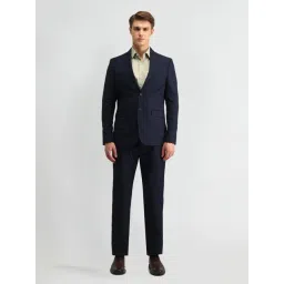 Arrow Blue Regular Fit Checks Two Piece Suit-picture-28