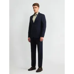Arrow Blue Regular Fit Checks Two Piece Suit image 3