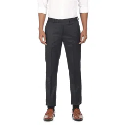 Arrow Blue Regular Fit Trousers-picture-27