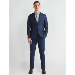 Arrow Blue Regular Fit Two Piece Suit-picture-21