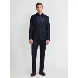 Arrow Blue Regular Fit Two Piece Suit-picture-43