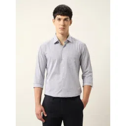 Arrow Blue Slim Fit Striped Shirt-picture-23