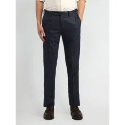 Arrow Blue Slim Fit Trousers-picture-33