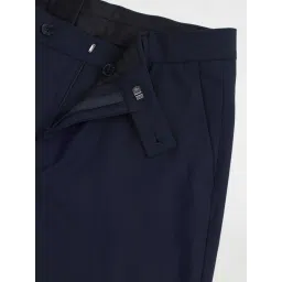 Arrow Blue Slim Fit Trousers image 5