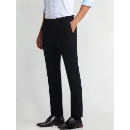 Arrow Blue Slim Fit Trousers image 4