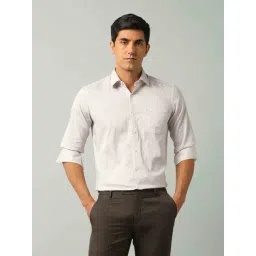 Arrow Brown Cotton Slim Fit Printed Shirt-picture-25