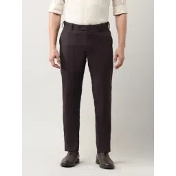 Arrow Brown Regular Fit Trousers-picture-10
