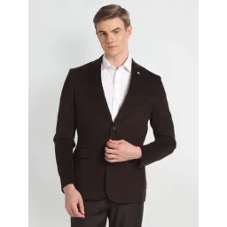 Arrow Brown Slim Fit Blazer-picture-35