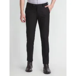 Arrow Brown Slim Fit Trousers-picture-15