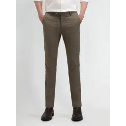 Arrow Brown Slim Fit Trousers-picture-24