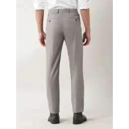 Arrow Brown Slim Fit Trousers image 2