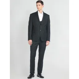 Arrow Checked Single-Breasted Three-Piece Formal Suit-picture-16