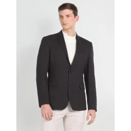 Arrow Dark Grey Slim Fit Blazer-picture-19