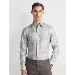 Arrow Ethnic Motifs Printed Pure Cotton 1851 Formal Shirt-picture-37