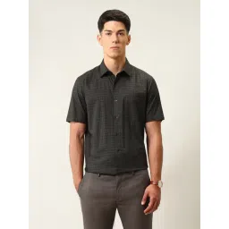 Arrow Green Cotton Regular Fit Checks Shirt-picture-43