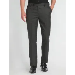 Arrow Green Regular Fit Trousers-picture-43