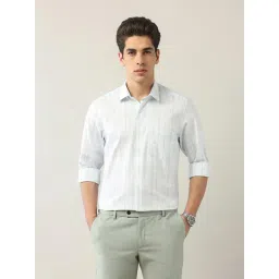 Arrow Grey Cotton Regular Fit Checks Formal Shirt-picture-42