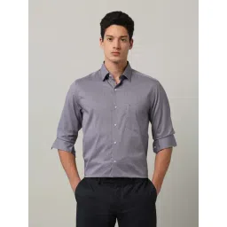 Arrow Grey Cotton Regular Fit Printed Shirt-picture-13