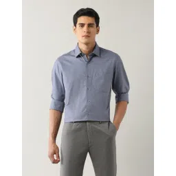 Arrow Grey Cotton Regular Fit Texture Shirt-picture-18